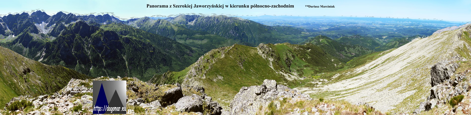 panorama z Szerokiej Jaworzyńskiej